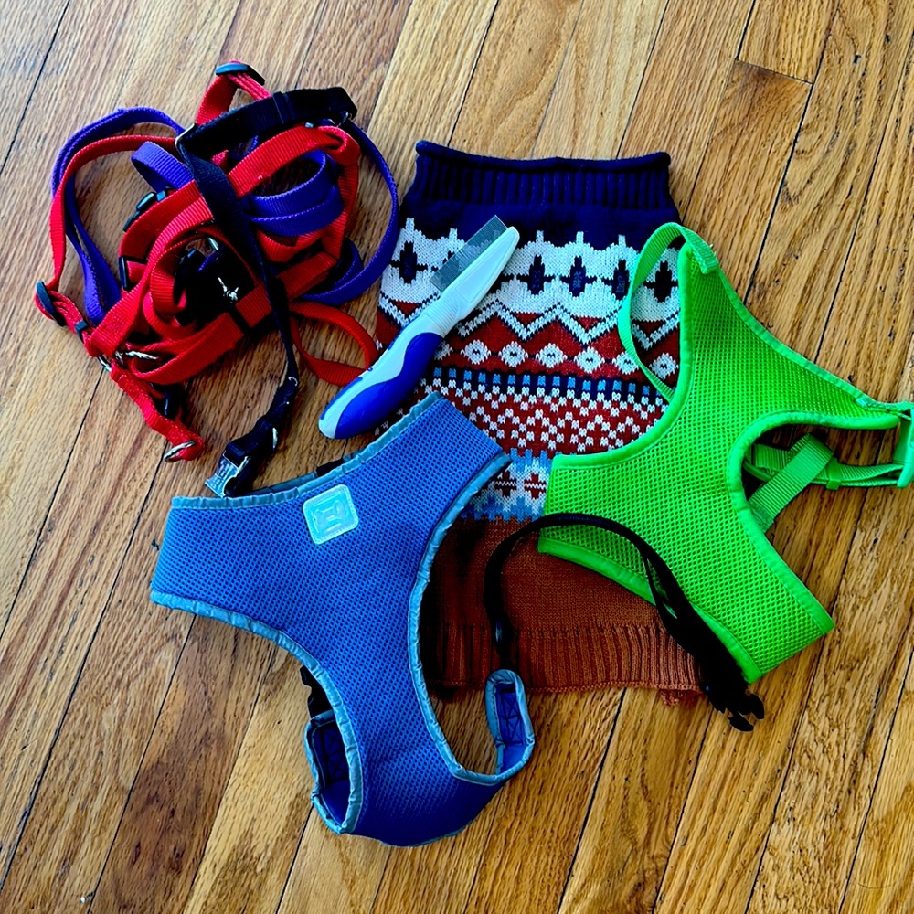 Lot of medium to extra large dog items.